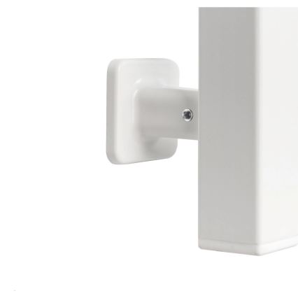 Fürdőszobai törölközőszárító radiátor termosztáttal AVANGARD 300W/230V 50,6 cm IP44 fehér bal oldali szögletes