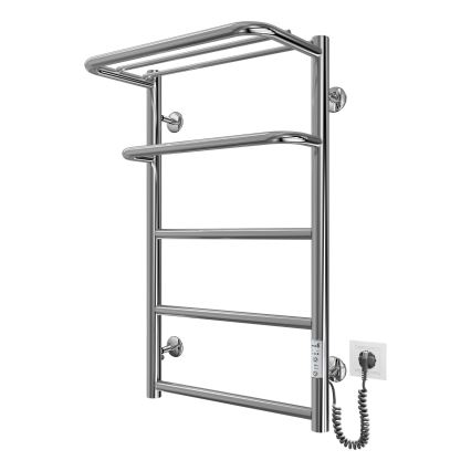 Fürdőszobai törölközőszárító radiátor HOTEL 75W/230V 66x42 cm rozsdamentes acél/króm jobb oldali