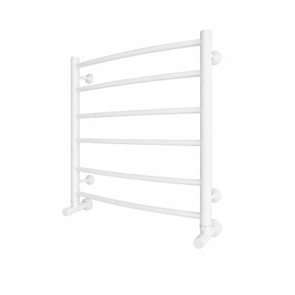 Fürdőszobai törölközőszárító radiátor INOX CLASSIC 122W/230V 57x53 cm rozsdamentes/fehér