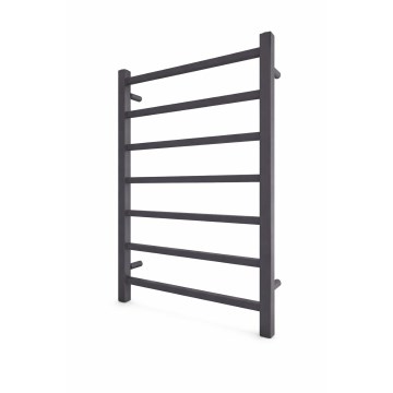 Fürdőszobai törölközőszárító radiátor INOX TOKIO 161W/230V 77x53 cm rozsdamentes acél/antracit