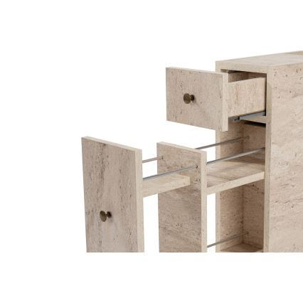 Fürdőszobaszekrény MELODY, bézs márványhatású dekor