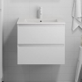 Fürdőszobaszekrény mosdóval KENWOOD 61x52x47 cm fehér