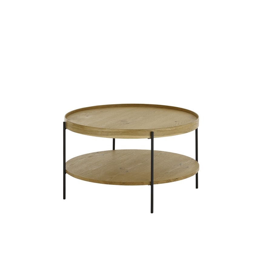 FURNI tölgy dohányzóasztal