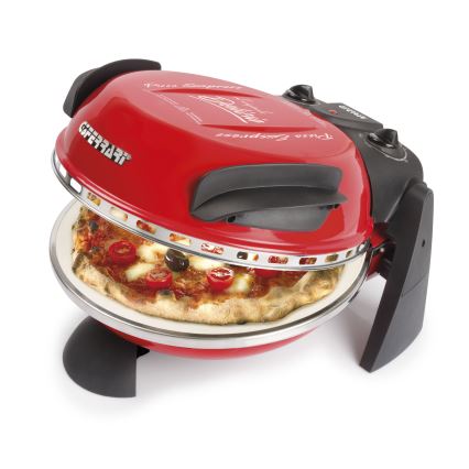 G3Ferrari G1000602 - DELIZIA pizzasütő 1200W/230V, piros