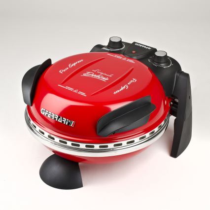 G3Ferrari G1000602 - DELIZIA pizzasütő 1200W/230V, piros