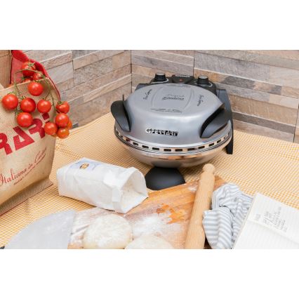 G3Ferrari G1000606 - Pizzasütő DELIZIA 1200W/230V ezüstszínű