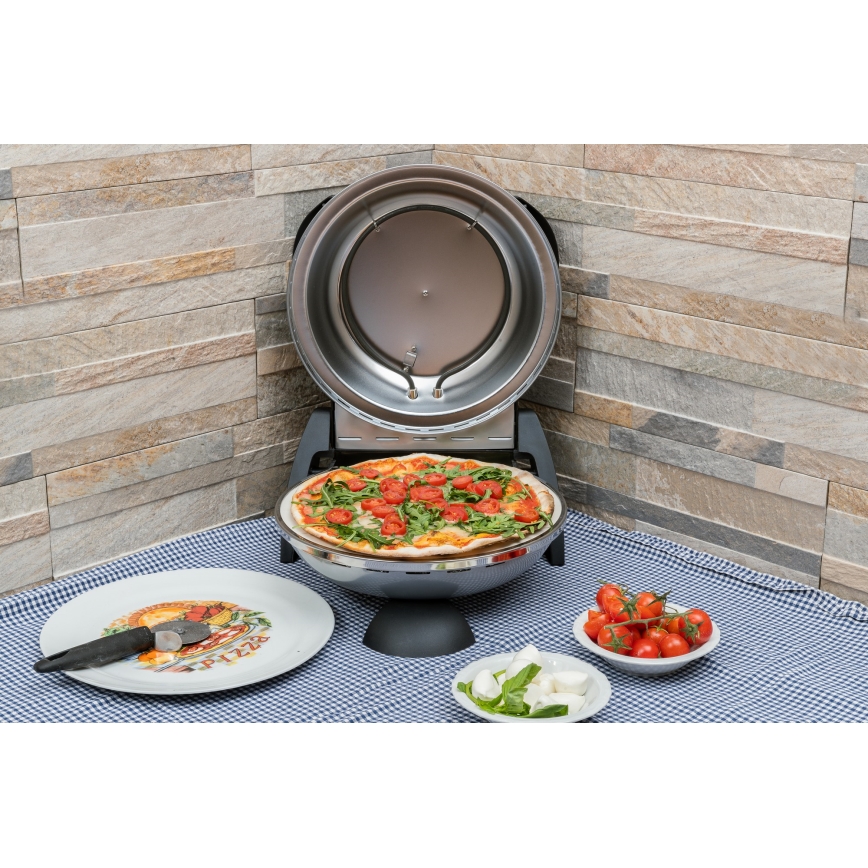 G3Ferrari G1000606 - Pizzasütő DELIZIA 1200W/230V ezüstszínű