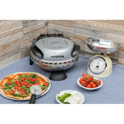 G3Ferrari G1000606 - Pizzasütő DELIZIA 1200W/230V ezüstszínű