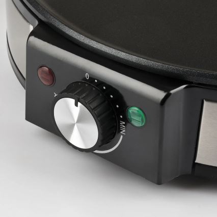 G3Ferrari G1009800 - PROFI-CREPE palacsintasütő 1200W/230V rozsdamentes acél/fekete