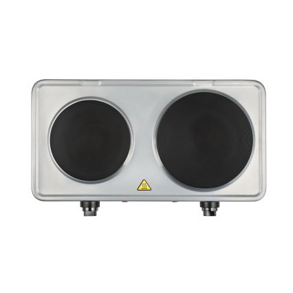 G3Ferrari G10122 - Kétlapos elektromos főzőlap 2500 W/230 V, rozsdamentes acél kivitel