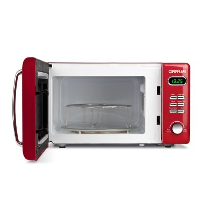 G3Ferrari G1015502 - Mikrohullámú sütő grillfunkcióval 1150W/230V 20 l piros
