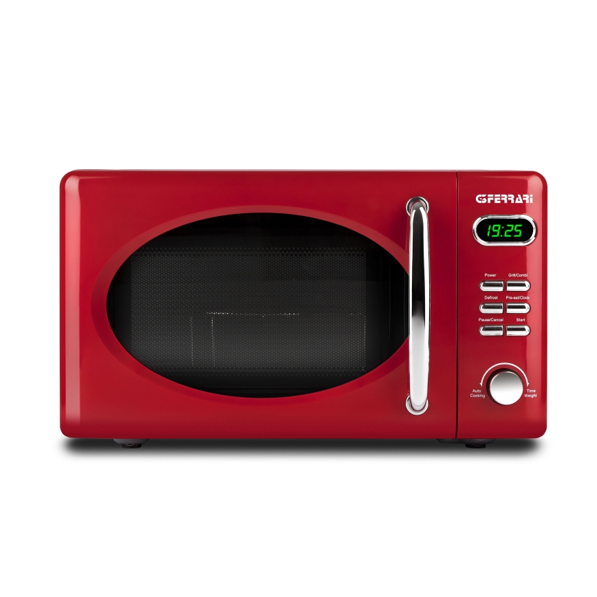 G3Ferrari G1015502 - Mikrohullámú sütő grillfunkcióval 1150W/230V 20 l piros