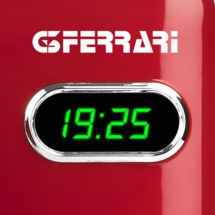 G3Ferrari G1015502 - Mikrohullámú sütő grillfunkcióval 1150W/230V 20 l piros