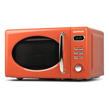 G3Ferrari G1015509 - 1150 W/230 V, 20 l mikrohullámú sütő grillel, narancssárga