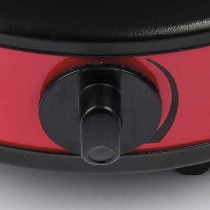 G3Ferrari G1015700 - Indukciós egytárcsás főzőlap FURNEL 500W/230V fekete/vörös