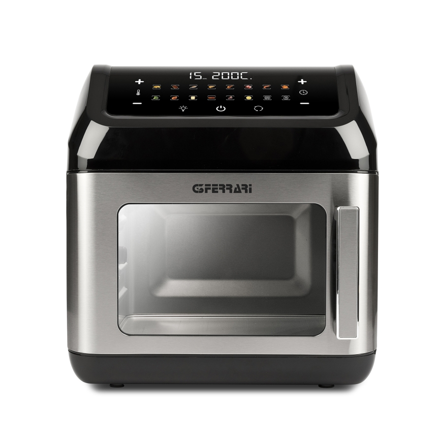 G3Ferrari G1018700 - Multifunkciós sütő FRIGGISANO 1700W/230V 13 l fekete/rozsdamentes acél