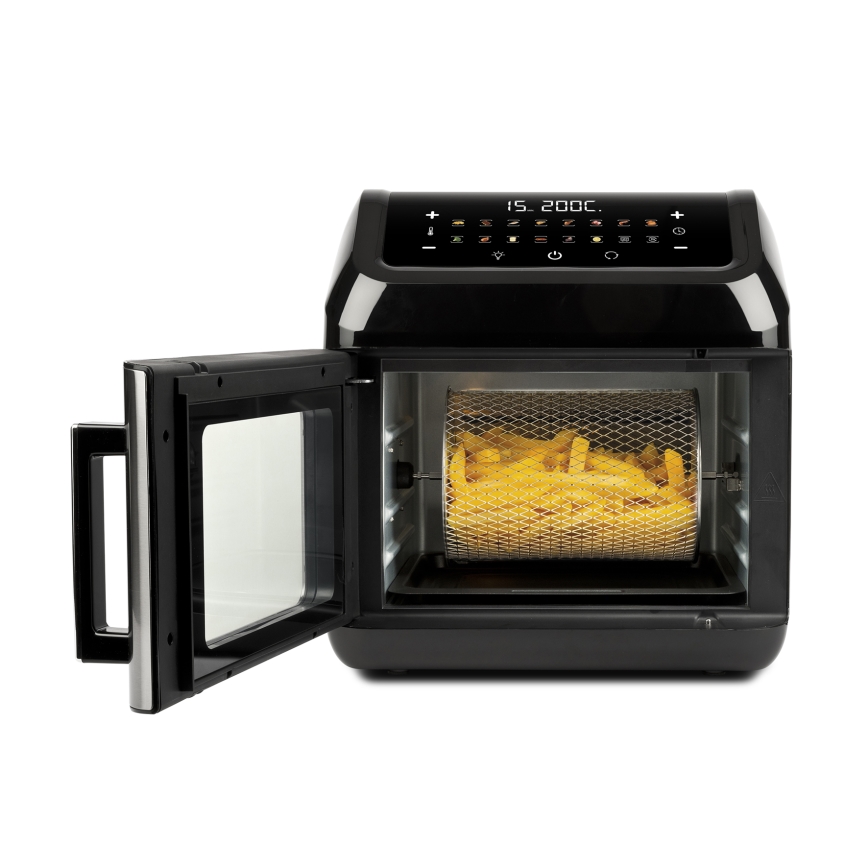 G3Ferrari G1018700 - Multifunkciós sütő FRIGGISANO 1700W/230V 13 l fekete/rozsdamentes acél