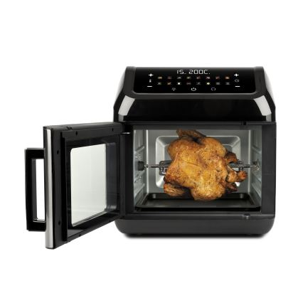 G3Ferrari G1018700 - Multifunkciós sütő FRIGGISANO 1700W/230V 13 l fekete/rozsdamentes acél