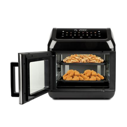 G3Ferrari G1018700 - Multifunkciós sütő FRIGGISANO 1700W/230V 13 l fekete/rozsdamentes acél