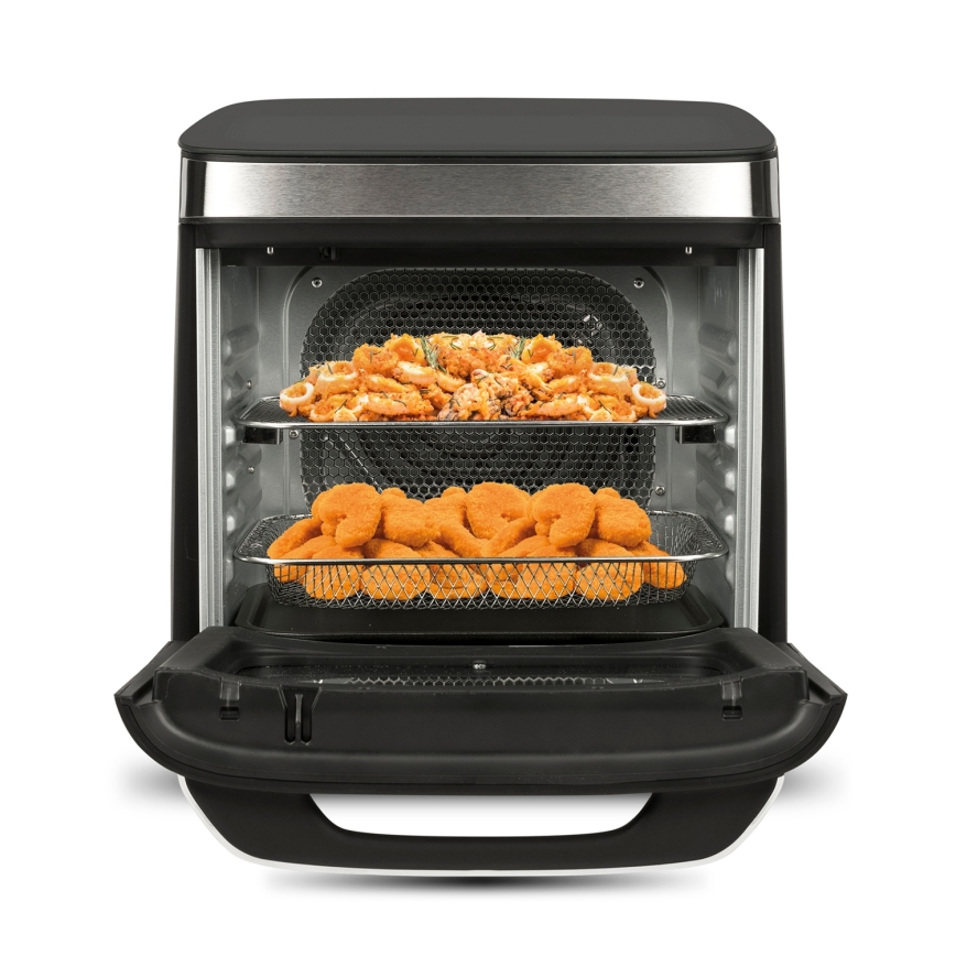 G3Ferrari G1021900 - FRIGGISANO forró levegős fritőz 1800W/230V 13 l rozsdamentes acél/fekete