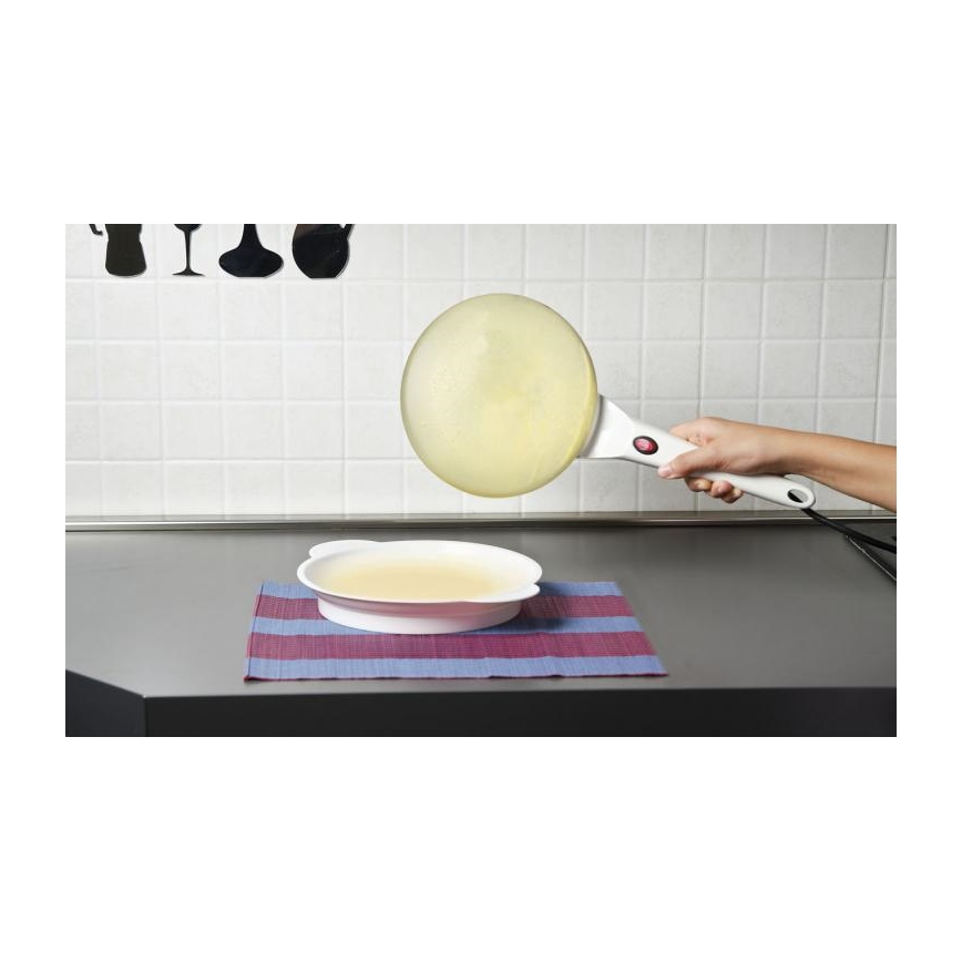 G3Ferrari G10306 - CREPPE palacsintasütő, 20 cm, 800 W / 230 V, fehér