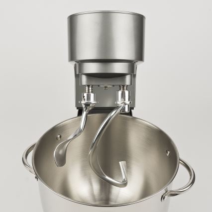 G3Ferrari G2016400 - Asztali robotgép dupla dagasztóhoroggal PASTAIO 8 l 1800W/230V matt króm