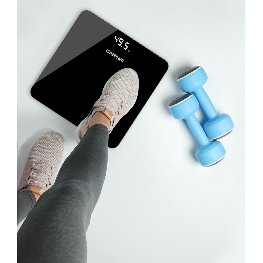 G3Ferrari G3005800 - Digitális személymérleg 3× AAA fekete