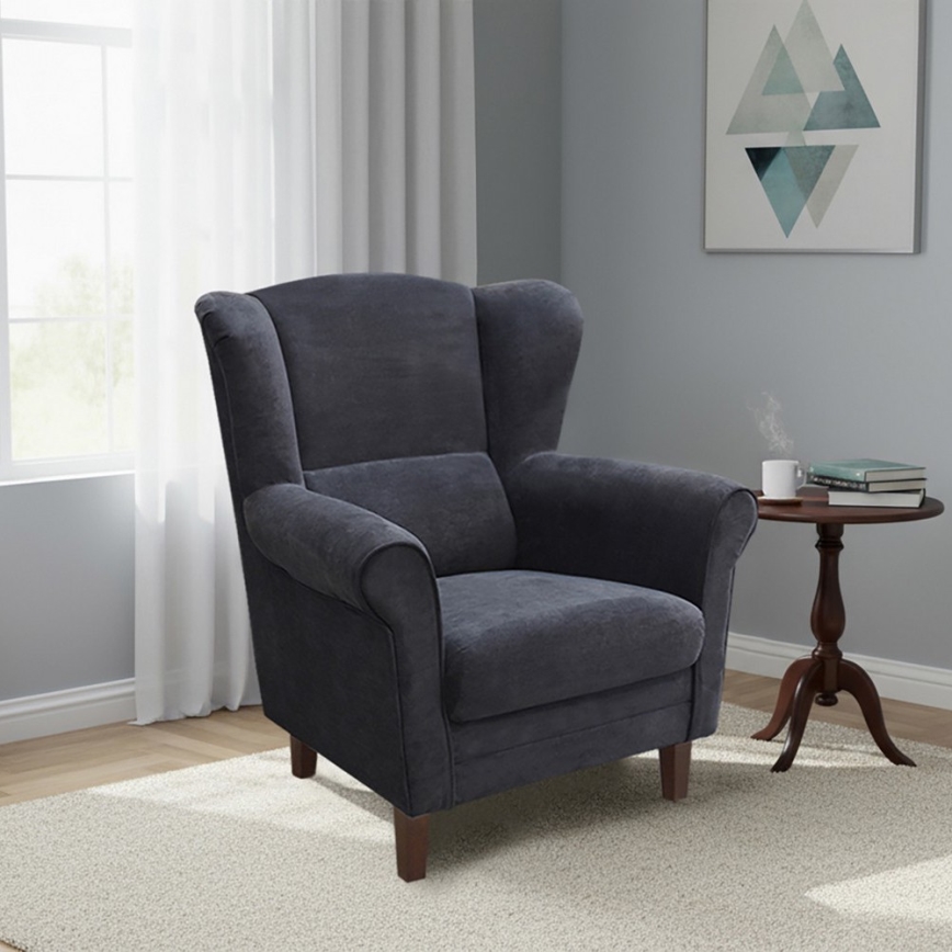 GALA füles fotel antracit