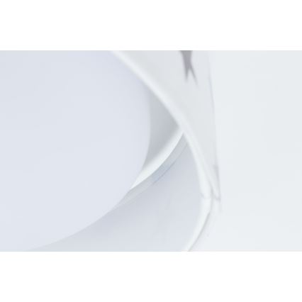 LED Dimmeres gyerekszobai mennyezeti lámpa SMART GALAXY KIDS LED/24W/230V 3000-6500K csillagok fehér/szürke/kék + távirányító