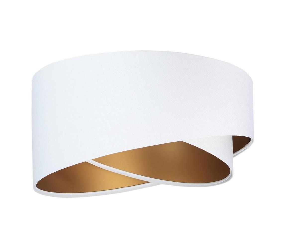 GALAXY univerzális E27 lámpabúra 45 cm fehér/arany 060