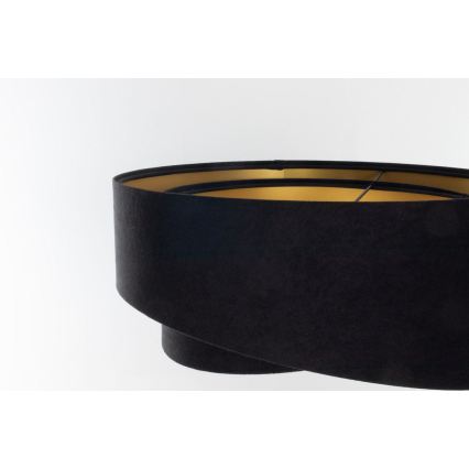 Univerzális GALAXY E27 lámpabúra átmérő 45 cm fekete/arany