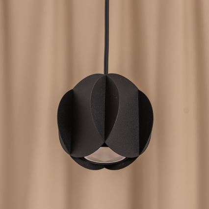 GAMBIT kábeles csillár 1xGU10/10W/230V, fekete