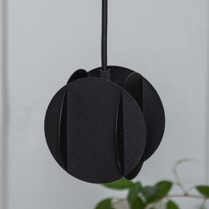 GAMBIT kábeles csillár 1xGU10/10W/230V, fekete