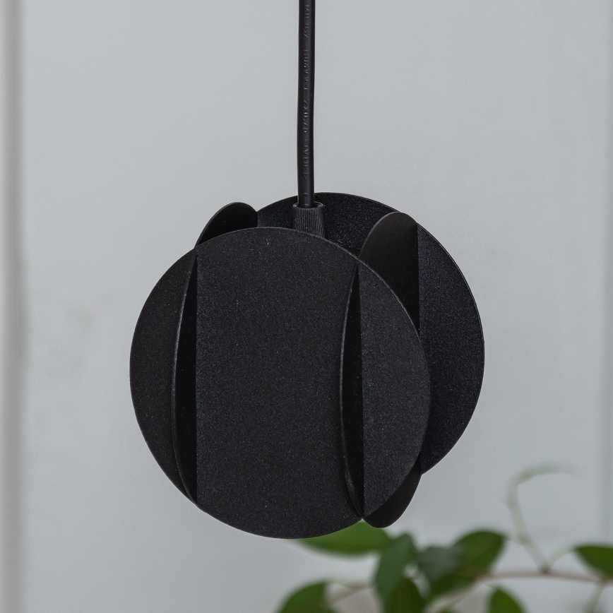 GAMBIT kábeles csillár 1xGU10/10W/230V, fekete