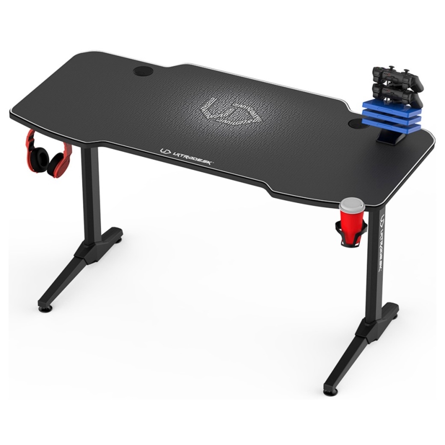 Gaming asztal 140 x 66 cm fekete