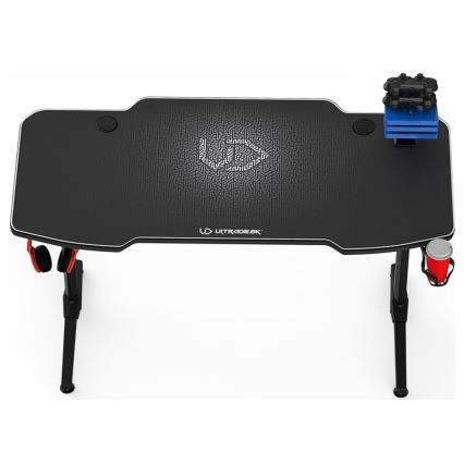 Gaming asztal 140 x 66 cm fekete