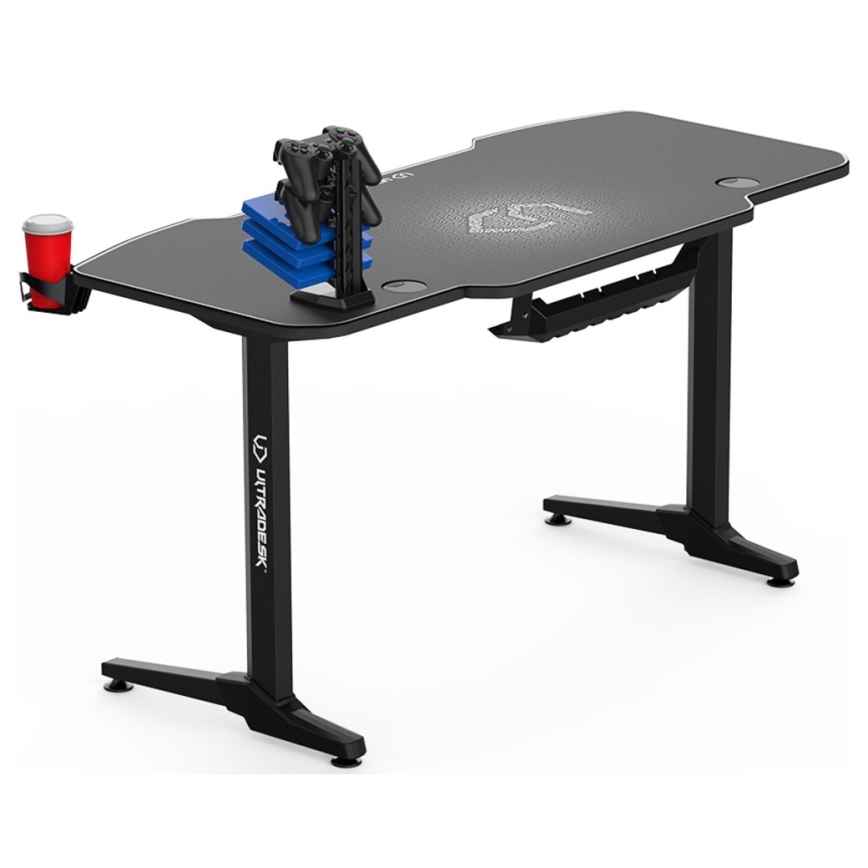 Gaming asztal 140 x 66 cm fekete