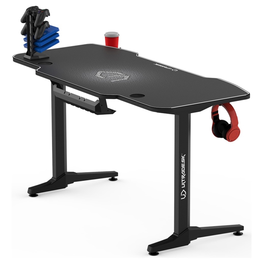 Gaming asztal 140 x 66 cm fekete