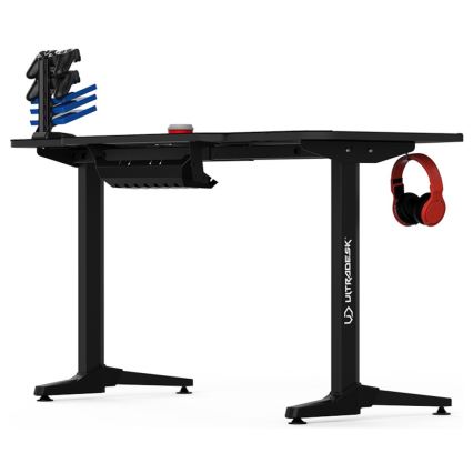 Gaming asztal 140 x 66 cm fekete