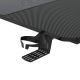 Gaming asztal FALCON LED RGB háttérvilágítással 116x60 cm fekete