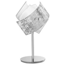 Gea Luce CAMILLA L P arg - Asztali lámpa CAMILLA 1xE14/42W/230V ezüst