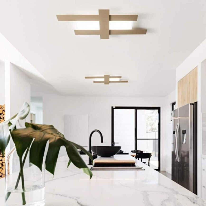 Gea Luce DOHA P G T - LED Mennyezeti lámpa DOHA LED/50W/230V 104 cm bézs