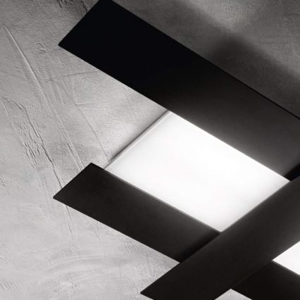 Gea Luce DOHA P P N - LED Mennyezeti lámpa DOHA LED/30W/230V 65,5 cm fekete