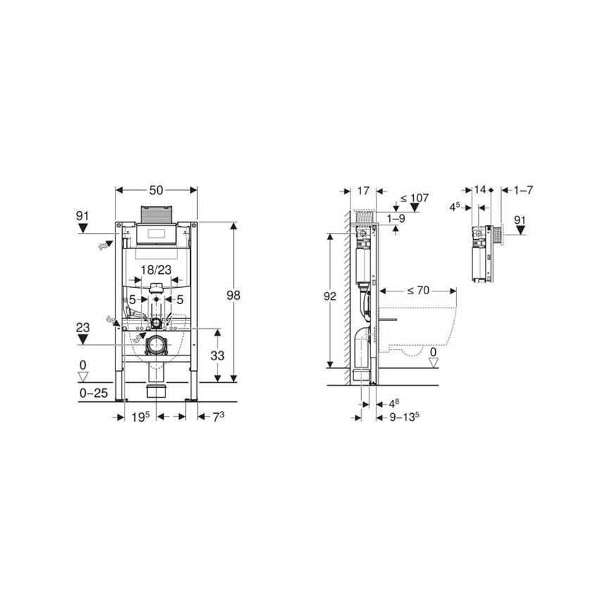Geberit 115.063.21.1 - DuoFresh illatrúdtartó