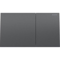 Geberit 115.622.QD.1 - Sigma70 nyomólap 25x14,6 cm fekete króm
