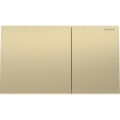 Geberit 115.622.QF.1 - Sigma70 nyomólap 25x14,6 cm szálcsiszolt sárgaréz