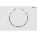 Geberit 115.758.KJ.5 - Sigma10 öblítő nyomólap 24,6x16,4 cm fehér/fényes króm