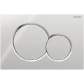 Geberit 115.770.21.5 - Sigma01 Round nyomólap 24,6 x 16,4 cm, fényes króm