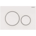 Geberit 115.882.11.1 - Sigma20 nyomólap 24,6x16,4 cm fehér