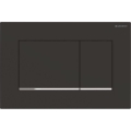 Geberit 115.883.14.1 - Öblítőnyomólap Sigma30 24,6x16,4 cm fekete/fényes króm
